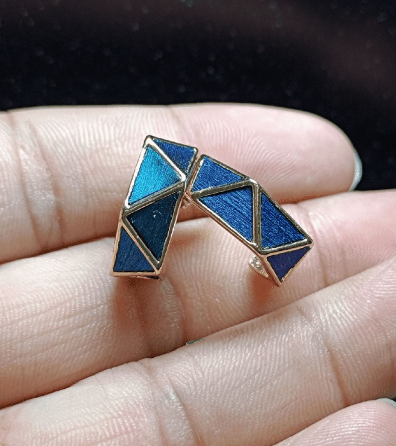 Aurora Prism Glow Stud Earrings – Feather Jewelry by Cici Dream